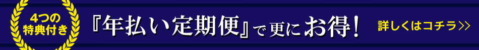 年払いお特便で更にお得！