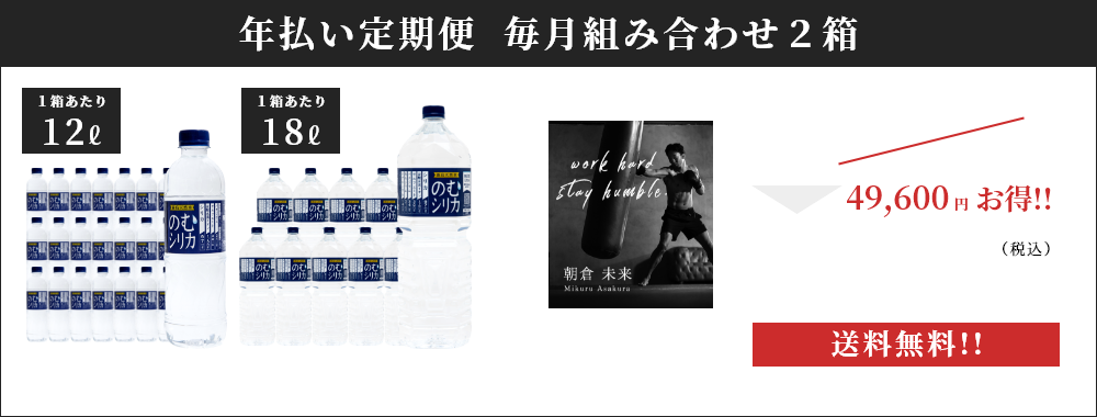 年払い定期便  毎月組み合わせ２箱